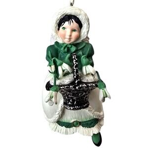 1997 Hallmark Keepsake Christmas Ornament Snowdrop Angel The Language of Flowers